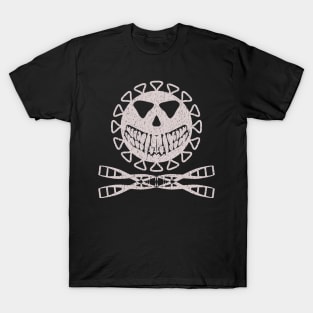 Virus and DNA Strands Virus Pirate Skull T-Shirt